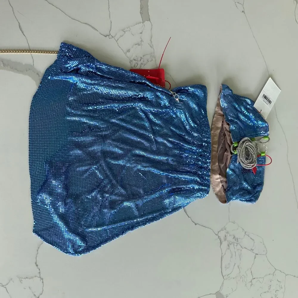POSTER GIRL WINONA WRAP SKIRT SLUSH PUPPY and Brookie top Size Small